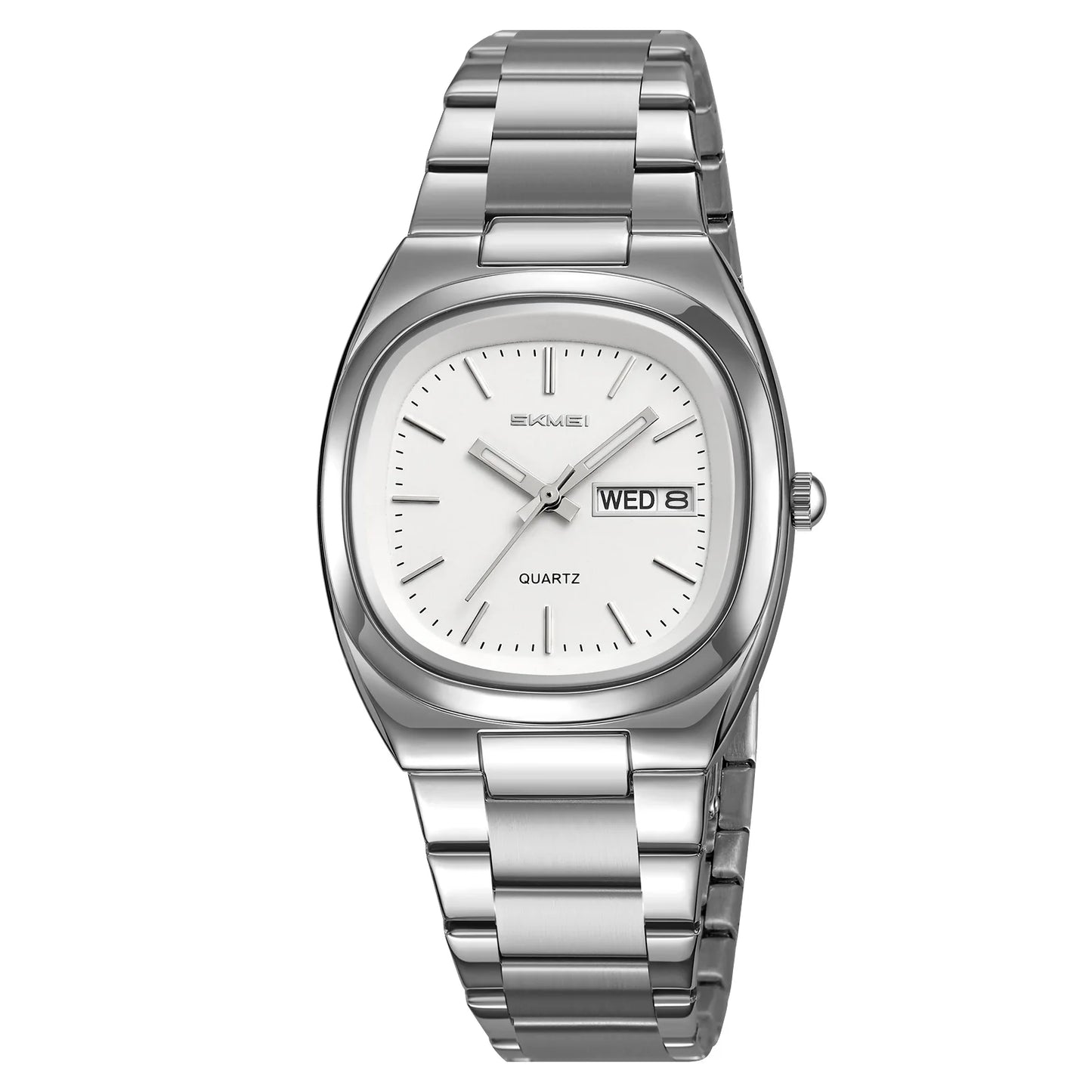 SKMEI 2420 Casual Female Wristwatch Dress For Women Ladies Business Steel Clock Fashion Quartz Date Time Women Luxury Watches