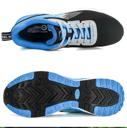 BONA New Popular Style Men Running Mesh Weaving Upper Sport Shoes ventilate Jogging Walking Sneakers Lace Up