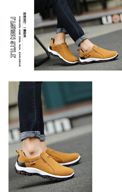 Men's Fashionable Casual Sports Shoes, Outdoor Walking and Hiking Shoes, Loafers, Comfortable Shoes, Lightweight, Plus Size38-50