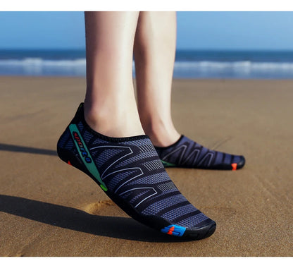 Aqua-schoenen, sneldrogende strand- en waterschoenen, unisex zwem-aquaslippers, barefoot-surfschoenen, Upstream-sneakers, lichte zomersokken voor buiten