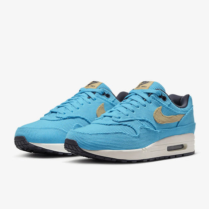 Nike Air Max 1 oficiais e genuínos, sapatilhas desportivas casuais unissexo de cano baixo com amortecimento Air, FB8915-400