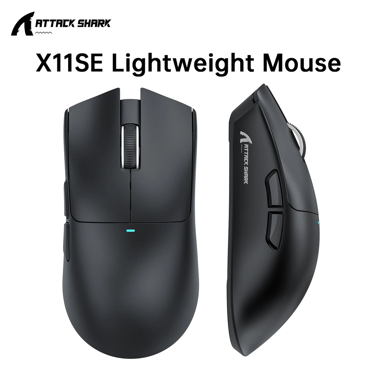 ATTACK SHARK X11 SE Wireless Gaming Mouse 22000 DPI, PixArt PAW3311 Sensor, BT/2.4G/Wired, 59g Lightweight, 2000W Clicks