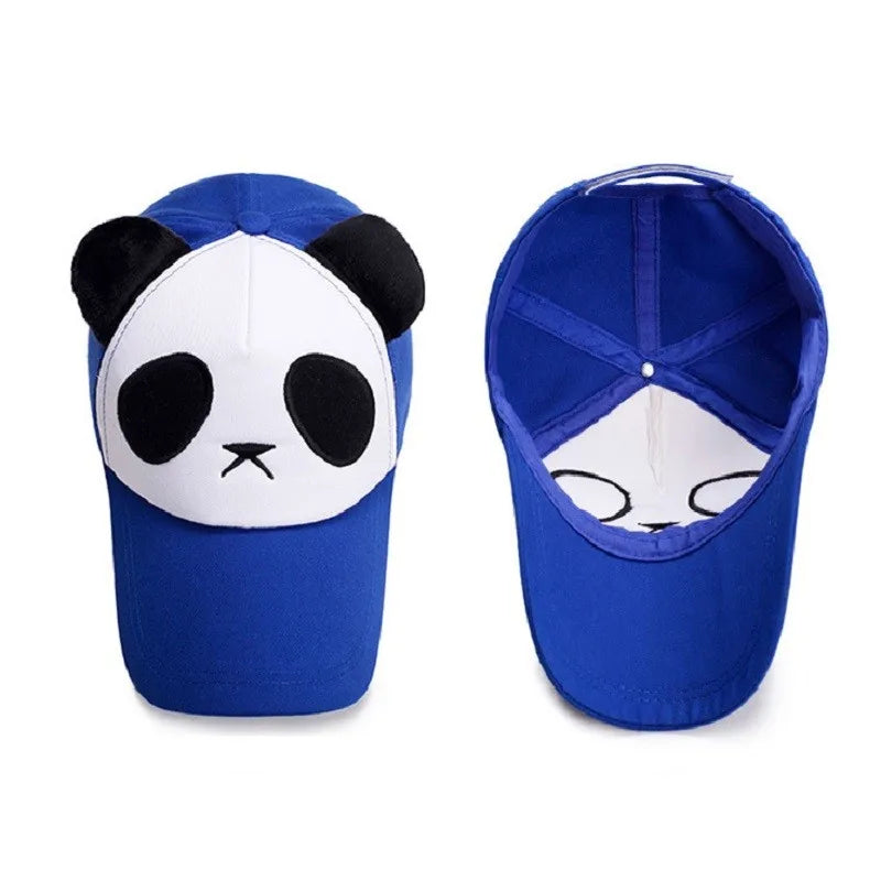 Summer Cute Panda Baseball Caps For Men Women Cotton Hip Hop Snapback Hats Sun Protection Boys Girls Outdoor Gorras Dropshipping