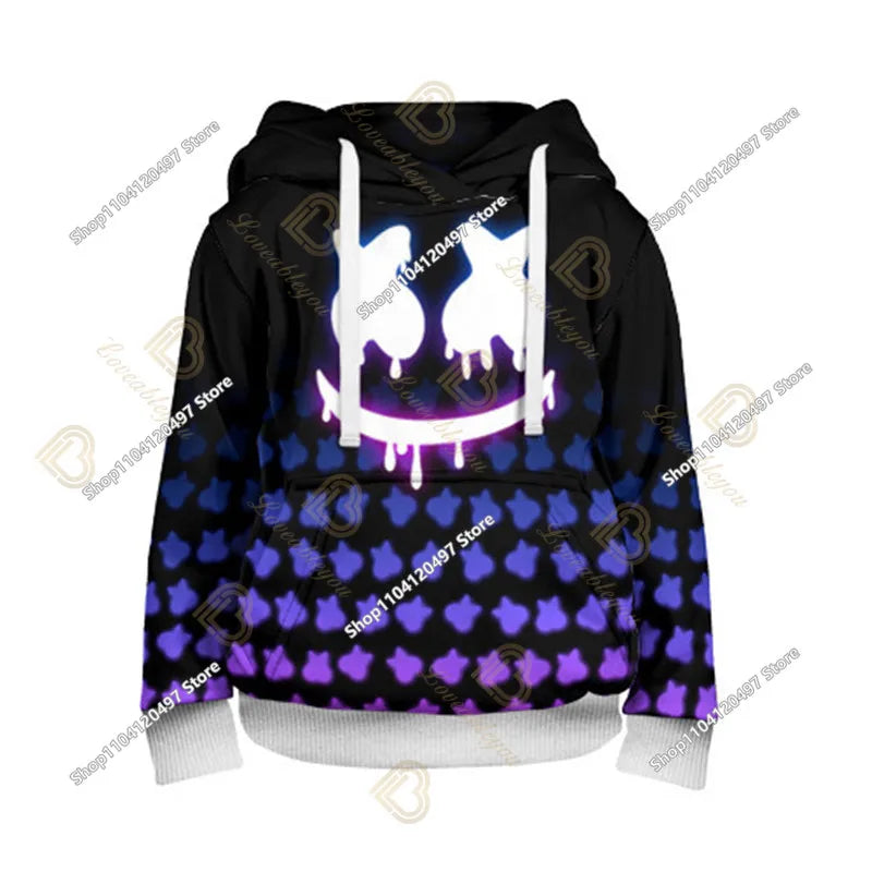 Children Battle Royals Hoodie Fortnite Boys Girls Cartoon Printed Pullovers Kids Sweatshirt Harajuku Streetwear Spring Winter