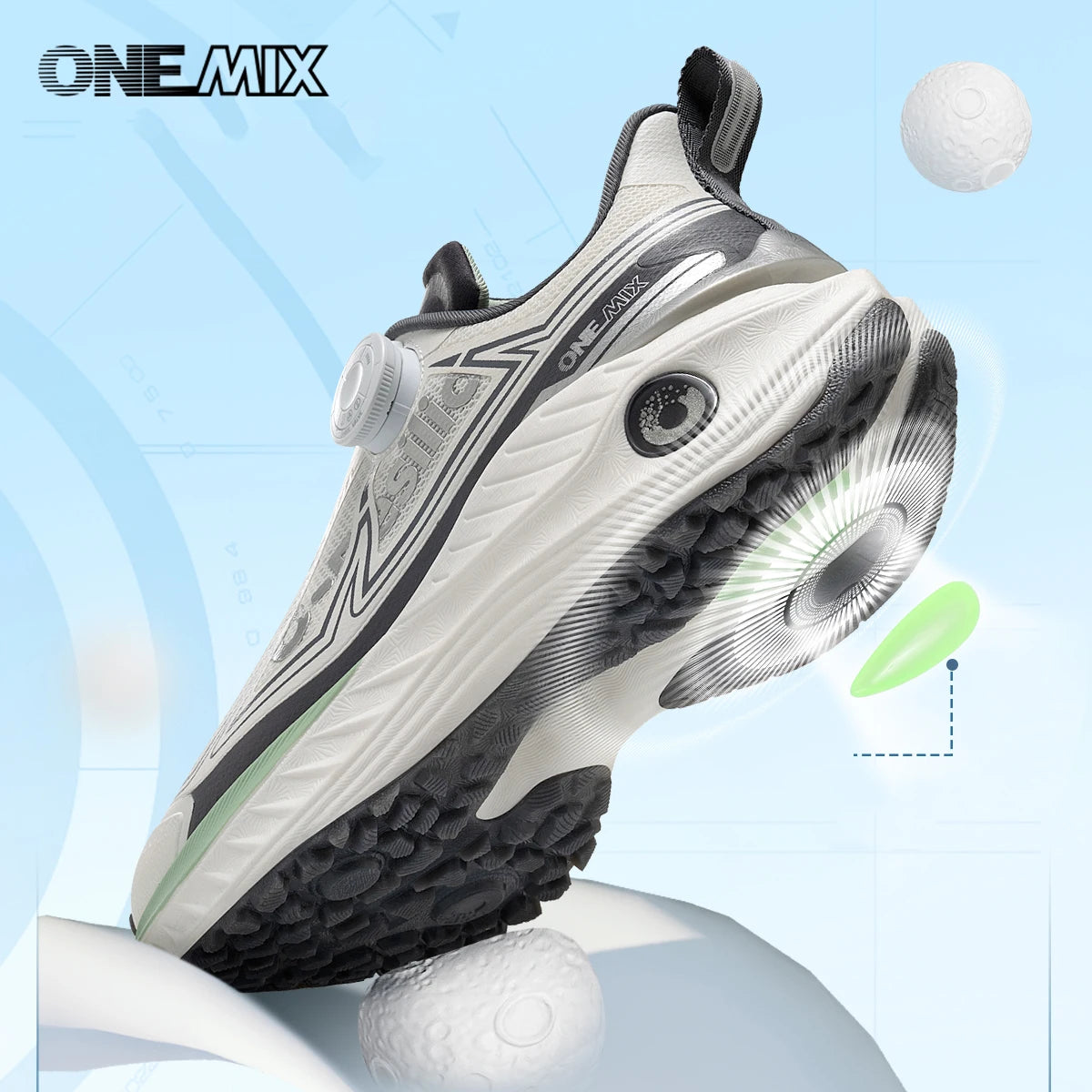ONEMIX Scarpe sportive casual da viaggio autunno-inverno da uomo, scarpe da passeggio per attività all'aperto, scarpe leggere antiscivolo, scarpe da trekking per uomo