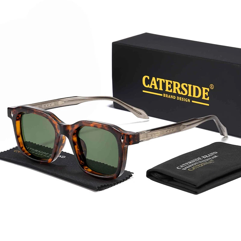 CATERSIDE Fashion Simple Men Sunglasses High Quality Brand Design Sun Glasses Women Outdoor Party Vacation Travel Eyeglasses