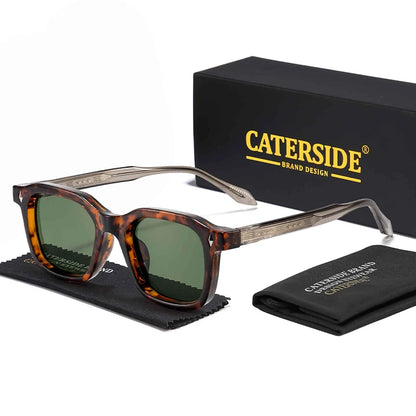 CATERSIDE Fashion Simple Men Sunglasses High Quality Brand Design Sun Glasses Women Outdoor Party Vacation Travel Eyeglasses