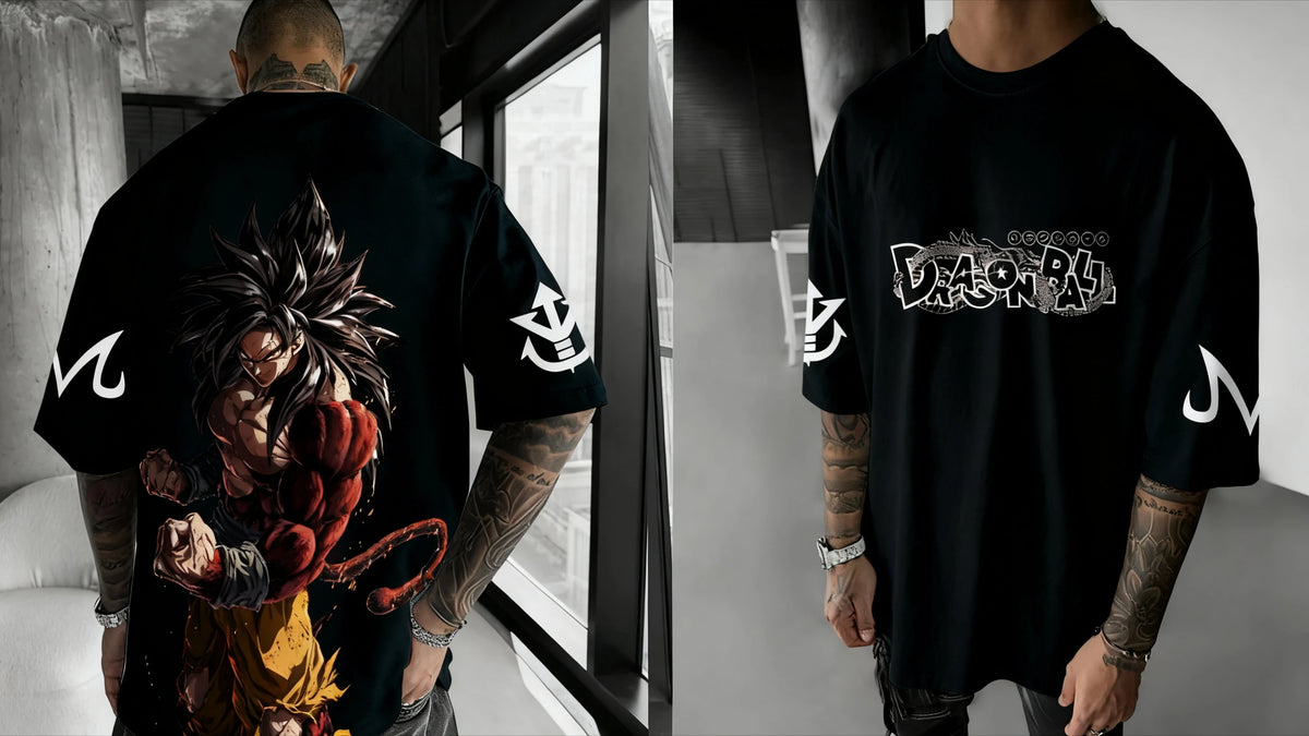 Tricou Dragon Ball Anime Super Saiyan 4 de vară pentru bărbați și femei, stil urban, lejer, casual, versatil, pentru părinți și copii