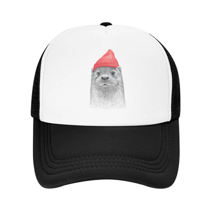 Unisex Steve Is Not Getting Smarter As He Gets Older Otter  Trucker Hats Mesh Baseball Cap Dad Hat  Adjustable Trucker Cap
