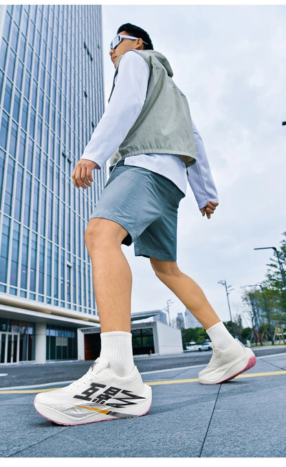 Men Sports Carbon Board Speciality Breathable Lightweight Women's Comfortable Athletic Nonskid Sneakers﻿ Marathon Running Shoe