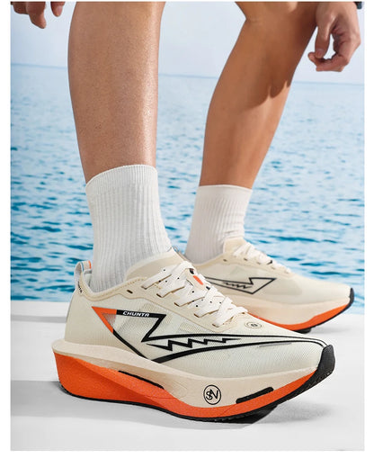 Løbesko Carbon Board Speciality Marathon Herre Sport Åndbar Letvægt Dame Komfortabel Skridsikker Chunta Sneakers
