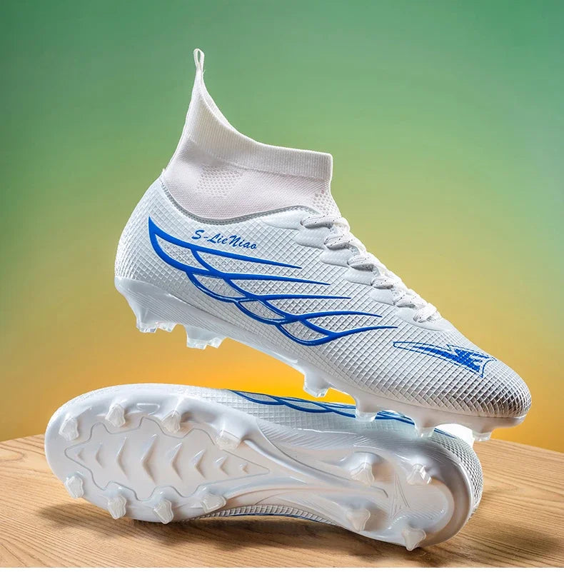 Nouvelles chaussures de football pour hommes, chaussures de sport pour terrain gazonné, chaussures de football pour matchs en plein air, chaussures d'entraînement professionnelles antidérapantes, chaussures ultralégère