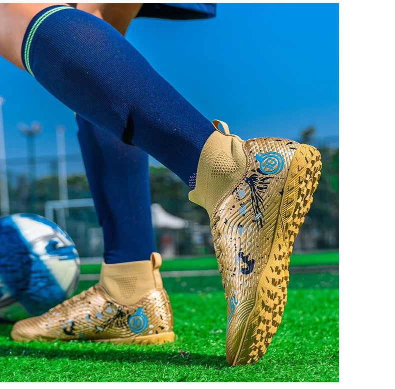 New Men Professional Soccer Shoes Non-slip Football Boots Unisex Breathable Futsal Sports New Cleats Drop Shipping Ultralight