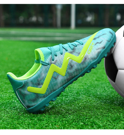 Chaussures de football pour hommes, antidérapantes, résistantes à l'usure, pour entraînement sur gazon, chaussures de football pour jeunes, chaussures de football légères pour homme