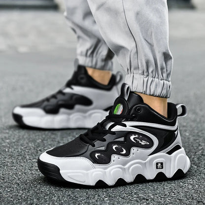 Chaussures de basket-ball pour hommes, respirantes, amortissantes, antidérapantes, résistantes à l'usure, chaussures de course, chaussures de sport pour l'entraînement en salle de sport, baskets athlétiques pour hommes
