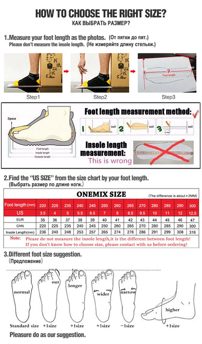 Onemix New Men Marathon Running Shoes for Women Breathable Lightweight Sneakers Lace Up Athletic Shoes Comfortable Light Soft