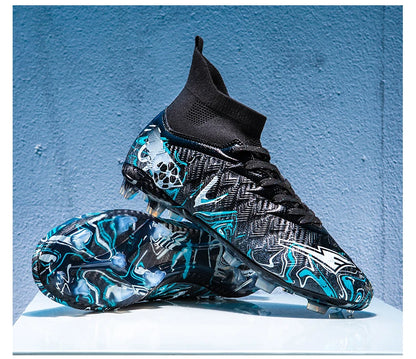 Men Professional Football Shoes Society Cleats Soccer Shoes Original Indoor Football Field Boots Grass Training TF/FG Sneaker