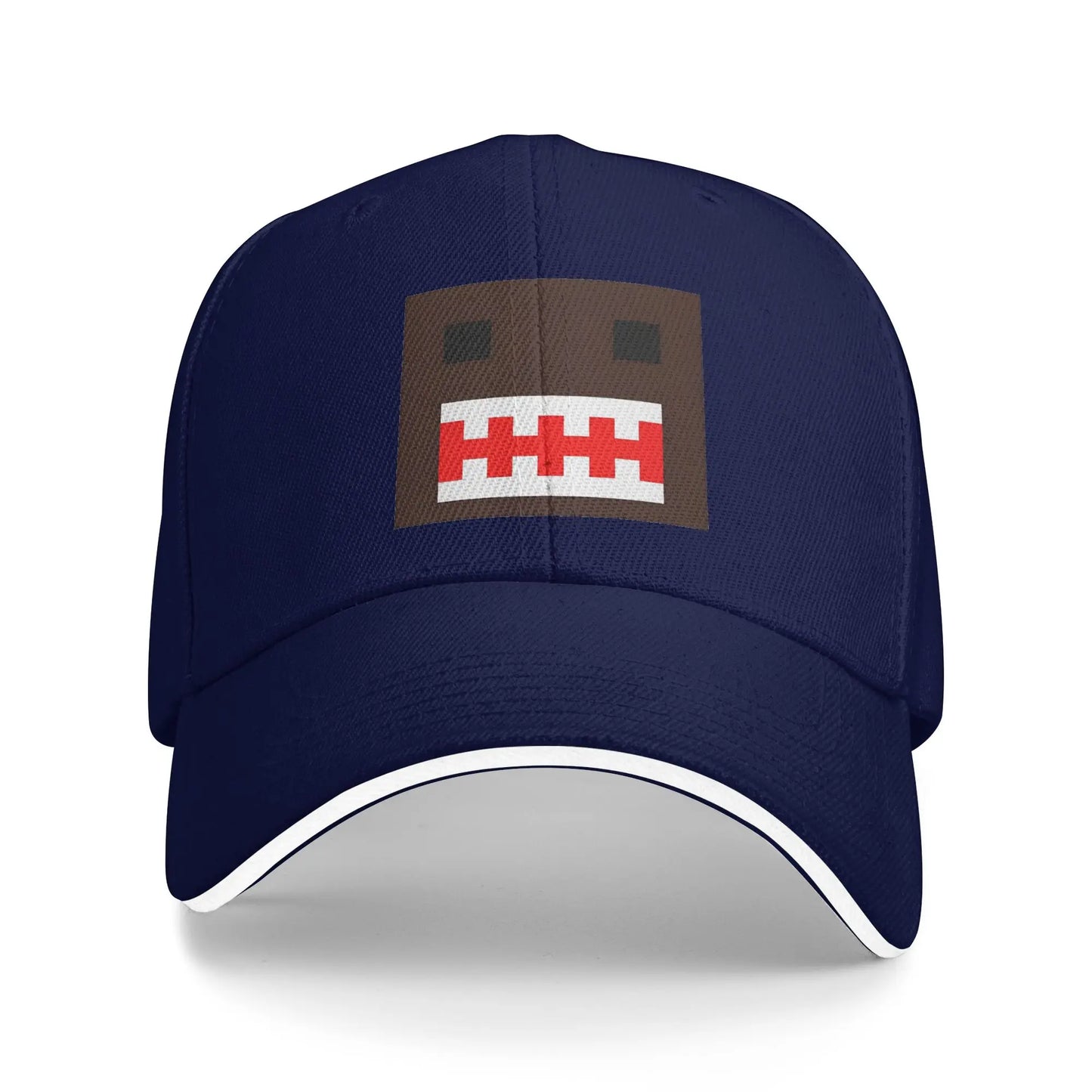 PIXEL Domo Kun Doll Face Sandwich Caps Men Women Hip-Hop,Baseball Caps Cute Funny Adjustable Fishing All seasons Hat