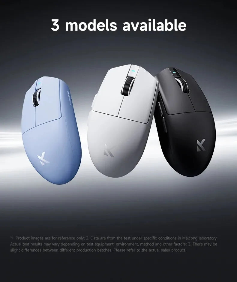 Безжична е-спорт мишка MCHOSE G3 V2 Pro, лека, с три режима, Bluetooth, PAW3395, висока производителност, 800mAh, за игри и офис, 59g