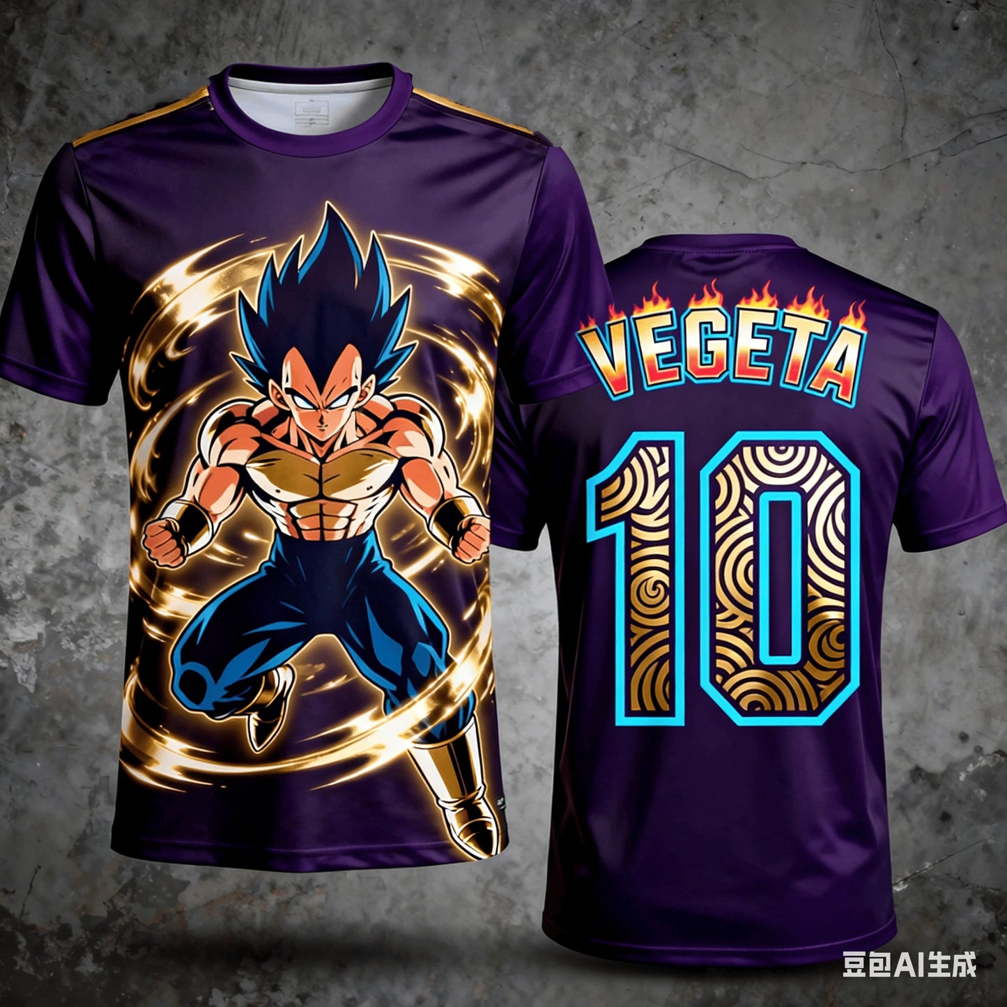 026 Summer Dragon Ball  T-Shirt Oversized Vegeta Super Saiyan 3D Print Gym Streetwear Breathable Unisex Tee for Adults Kids