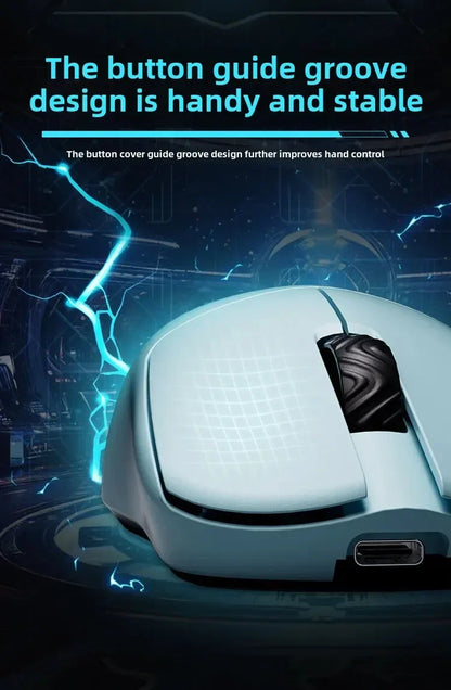 SCYROX V6 Wireless Gaming Mouse with PAW3950 Sensor, 8KHz Polling Rate, 24,600 DPI, 40g Ultra-Light Esports Mouse with 8K Receiver