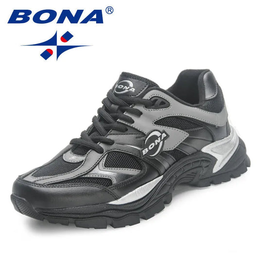BONA New Designers Ademende hardloopschoenen Casual schoenen Heren Sportieve wandelschoenen Heren Outdoor Jogging r Mansculino
