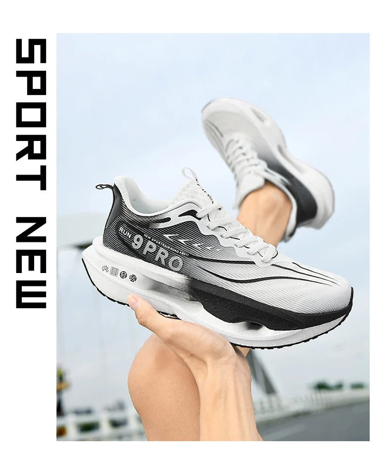 Baskets de marathon respirantes pour hommes - Chaussures de basket-ball tendance - Chaussures de marche pour homme - Baskets décontractées pour femme - Légères