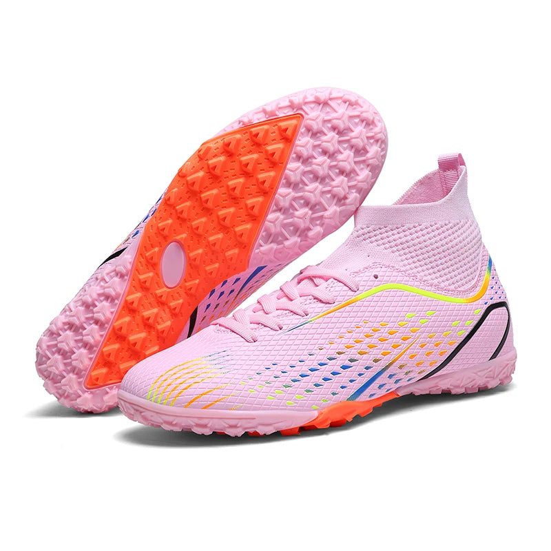 New Men Soccer Shoes Hot Sale High-quality Futsal Football Boots Unisex Cleats Ultralight Women Professional TF/FG Sneakers