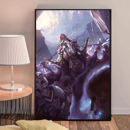 World of Warcraft-spilplakat – udskrifter og plakater i god kvalitet – plakat i HD-kvalitet – vægkunst – maleri – studie – boligindretning