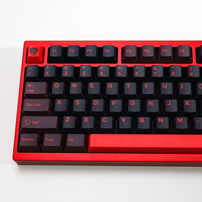 KBDiy GMK Red Dragon Keycaps PBT 143 Keys Set Retro Alice ISO Cherry Profile KeyCap For Custom DIY 60 Mechanical Keyboard Gaming