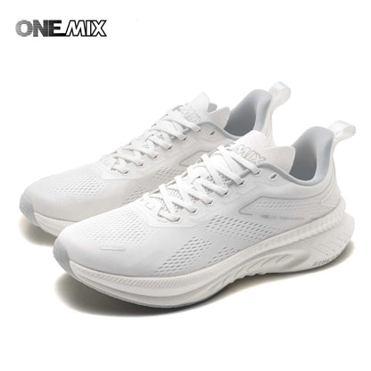 ONEMIX Nuovo modello Autunno-Inverno Scarpe da corsa da uomo per attività all'aperto, da jogging, ammortizzate, traspiranti, leggere ed elastiche