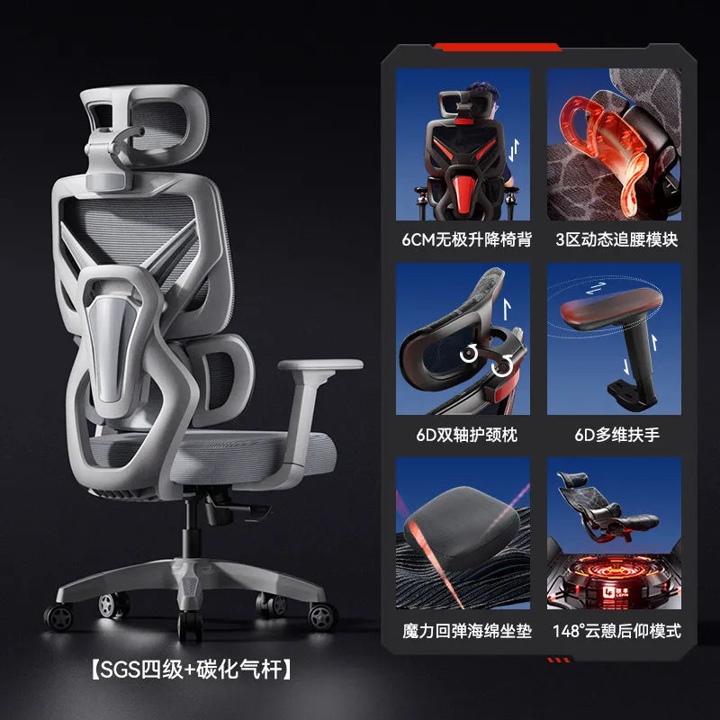 Ergonomic Gaming Chair Pink Purple Office Chair with Adjustable Height, Swivel Computer Chair with Armrests, Comfortable Executive Desk Chair
