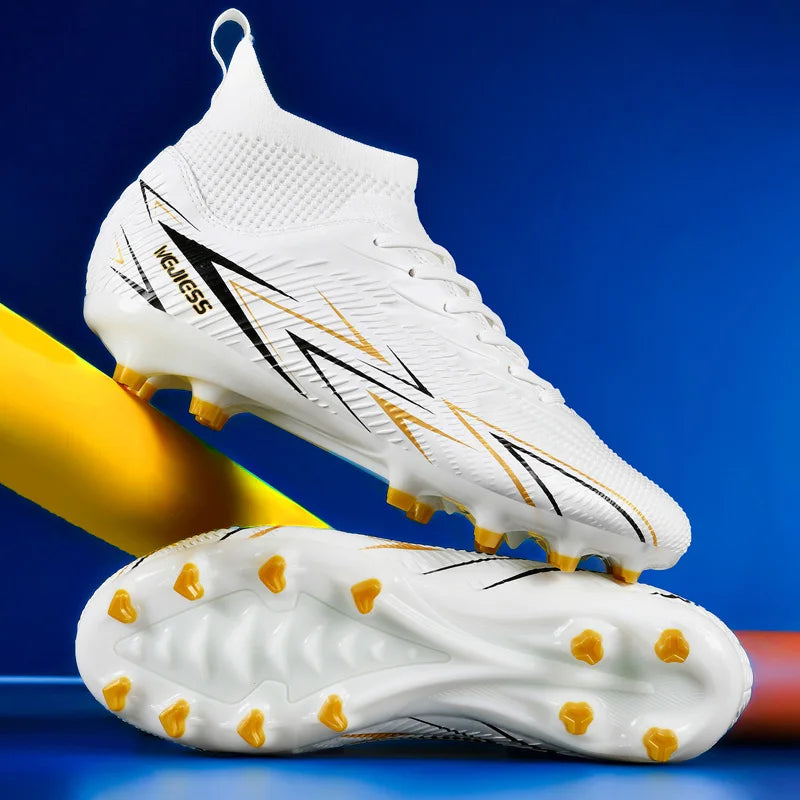 Bottes de Football professionnelles pour hommes, chaussures de Football pour adultes, baskets de sport de plein air, crampons de Football ultralégers, entraînement