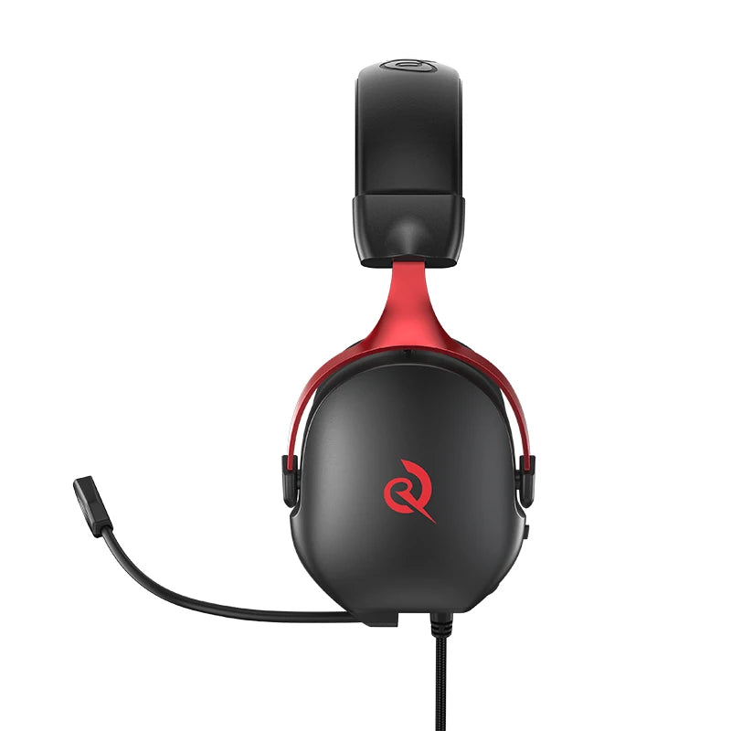 Casque filaire QCY VN200 Pro avec haut-parleur de 40 mm, son surround 7.1, pour PC, PS5 et multiplateformes, confortable, circum-auriculaire