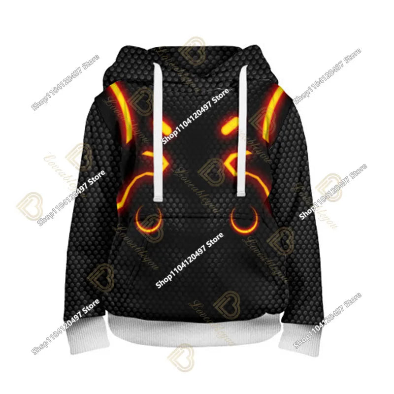 Children Battle Royals Hoodie Fortnite Boys Girls Cartoon Printed Pullovers Kids Sweatshirt Harajuku Streetwear Spring Winter