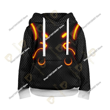 Children Battle Royals Hoodie Fortnite Boys Girls Cartoon Printed Pullovers Kids Sweatshirt Harajuku Streetwear Spring Winter