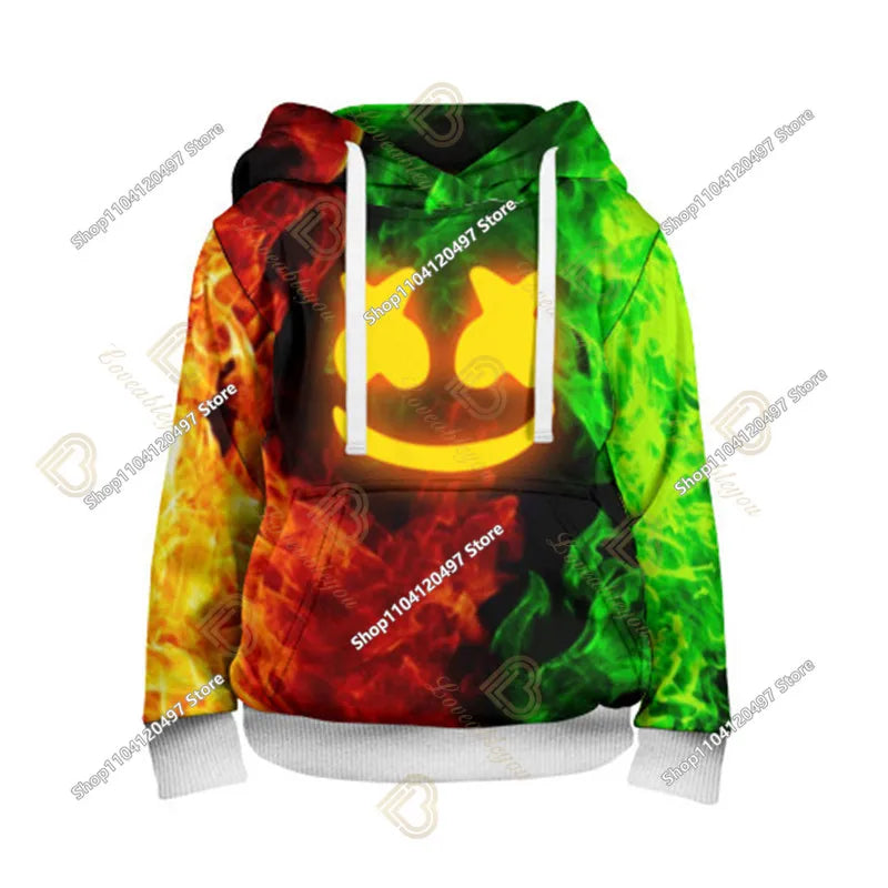 Children Battle Royals Hoodie Fortnite Boys Girls Cartoon Printed Pullovers Kids Sweatshirt Harajuku Streetwear Spring Winter