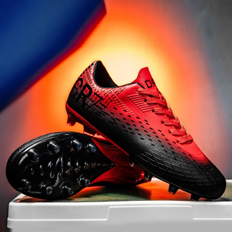 Chaussures de football professionnelles pour hommes, originales, résistantes, confortables, à crampons longs, pour le sport rapide