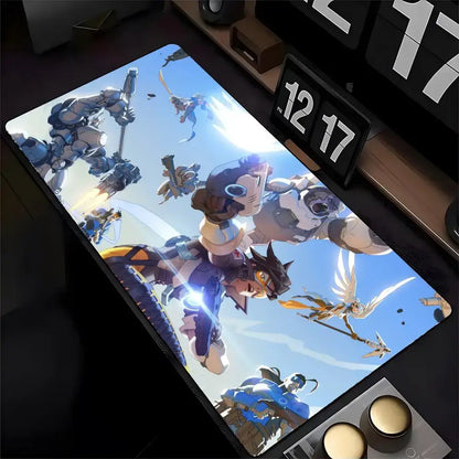 Overwatch Genji Mouse Pad Mousepad HD Printing Computer Gamers Locking Edge Non-slip Mouse Pad XXL90x40cm Keyboard PC Desk Pad