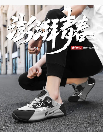 Platform Sneakers with Breathable Trendy Mesh for Summer, New Men's Sports and Leisure Shoes in Large Sizes 39-48