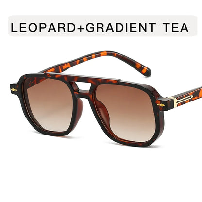 Frame-shaped arrow decorative sunglasses, suitable for both men and women for daily outings, perfect for sun protection.
