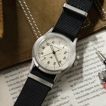 Militado New Ml14 Quartz Watches Man VH31 Sweep Movement K1 Or Sapphire 100M Waterproof Luminous 36Mm Vintage Military Watches