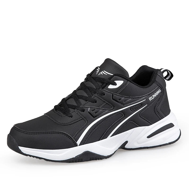 Men's classic retro casual sports shoes Four seasons soft-sole waterproof outdoor youth running shoes breathable light sneakers