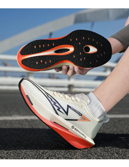 2026 løbesko med carbonplade til marathon, sportslige, åndbare og lette, komfortable skridsikre sneakers til mænd og kvinder, casual, ny