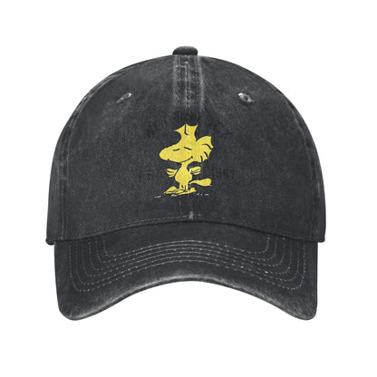 Sleeping Snoopy-baseballkepsar, avslappnad stil, tvättad look, snapback-keps, unisex, utomhus, sommar, justerbar keps