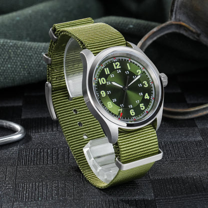 Militado ML08 Quartz Watch Ronda 515 Movement Domed Sapphire Wristwatch BGW9 Luminous 10Bar Waterproof 38mm Men Watches