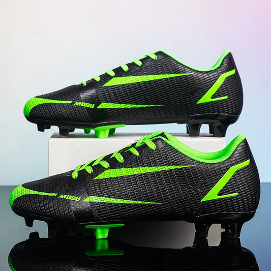 Nouveaux hommes en plein air chaussures de Football crampons pour adultes longues pointes bottes de Football formation chaussures de Sport baskets antidérapant formation unisexe