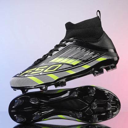 New Men Football Boots Non-Slip Boys Grass Cleats High-quality Match Soccer Shoes Hot-selling Sneakers Outdoor High-top Light