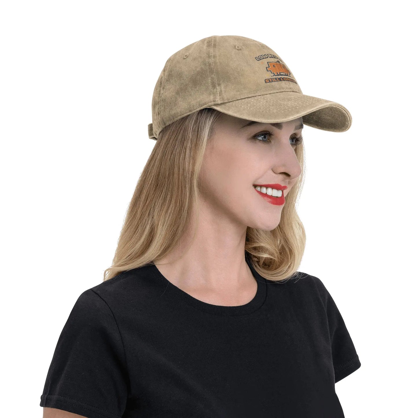 Code Developer Loading Gamer Baseball Cap Vintage Distressed Washed Funny Screen Sun Cap Outdoor Running Golf Adjustable Hat
