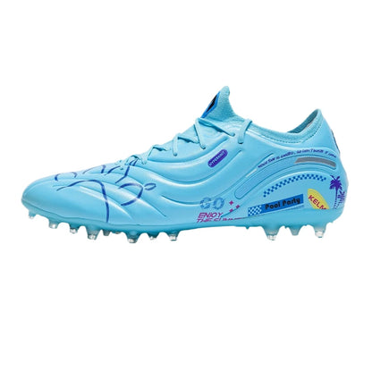 Kelme High-End Football Shoes Short Nail Anti-Slip Football Boots Artificial Grass Cushioning Training MG Football Shoes